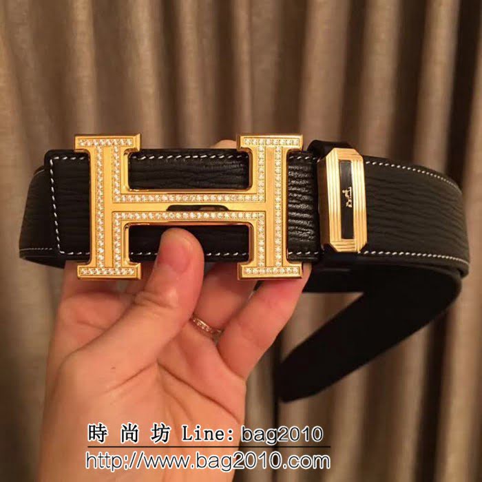愛馬仕HERMES Hermes 原單義大利進口雙面胎牛皮 高端男士皮帶 HHG1294